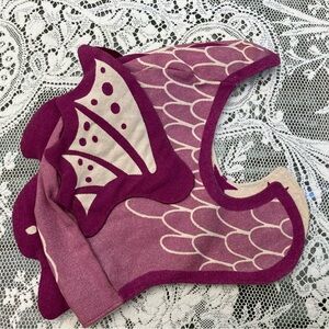 Purple Dragon Wing Costume Accessory Head Piece Only Cotton Made in USA Toy